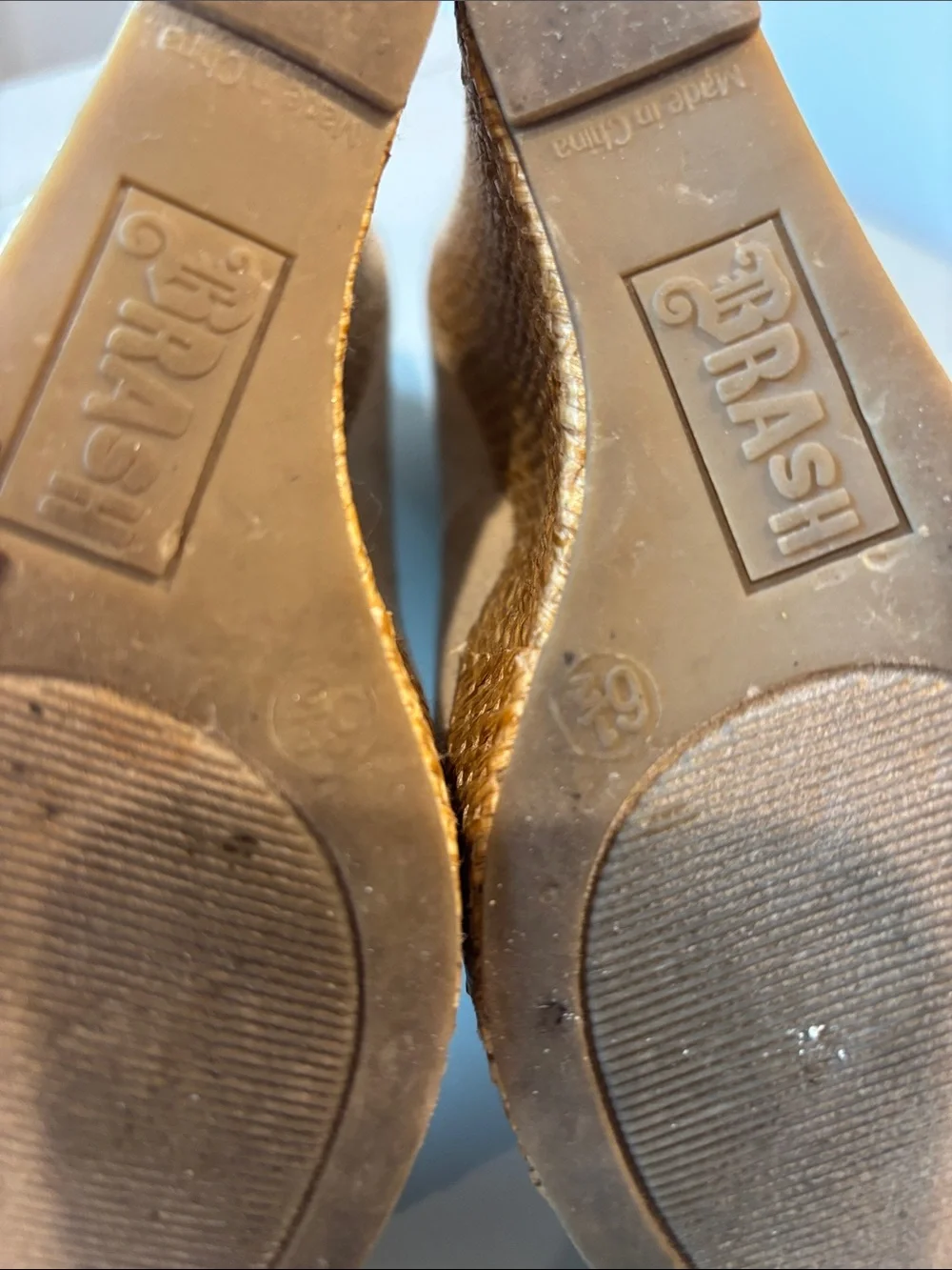 Brash Cream Espadrille Wedge Pumps